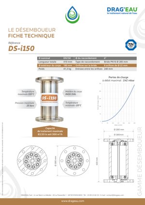 Fiche technique — DS-i150